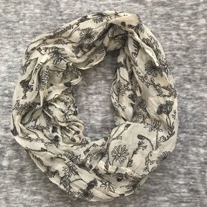 Cream infinity scarf